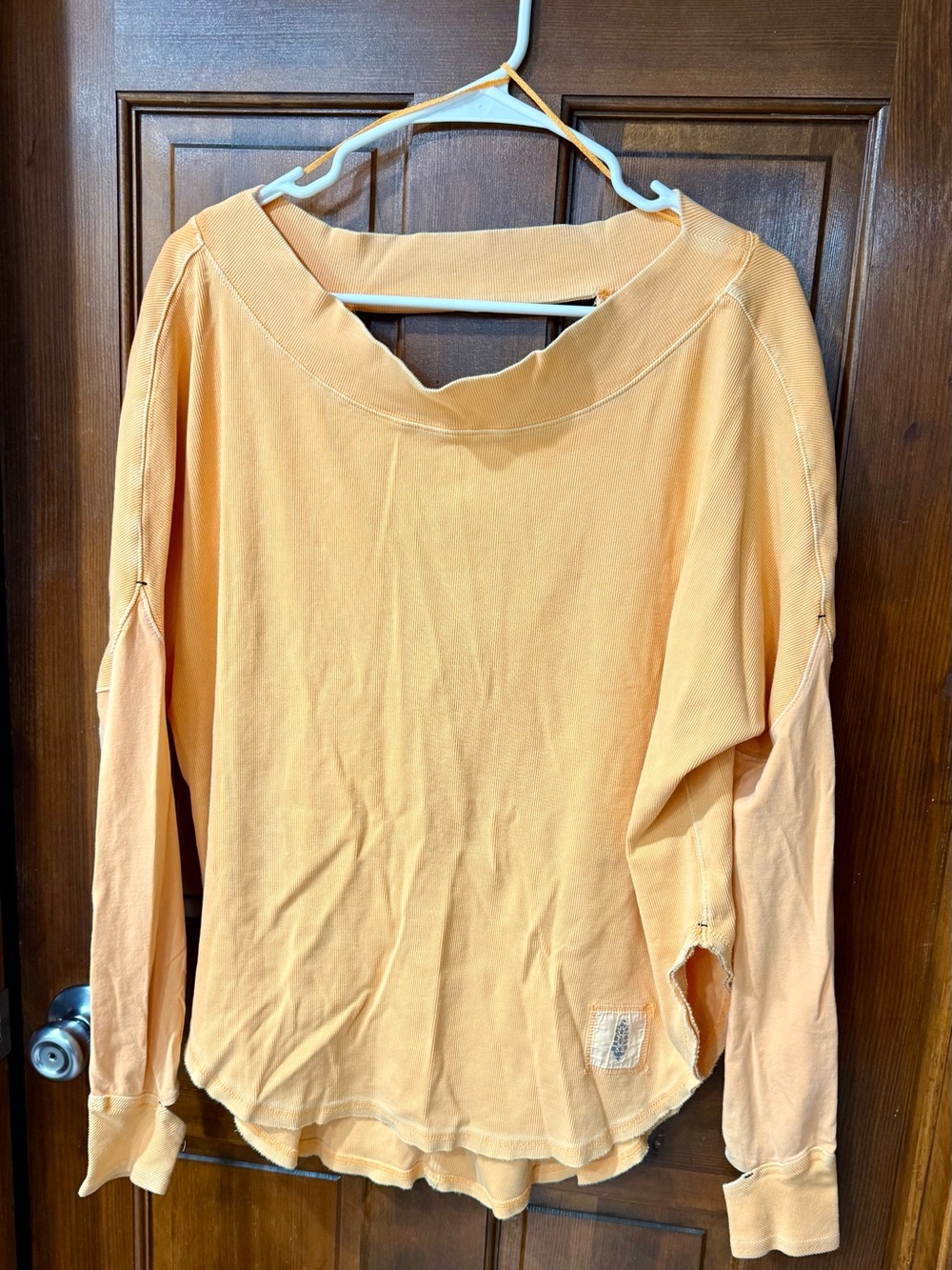 FP Movement Women's Lightweight Long-Sleeve Top in Neon Orange